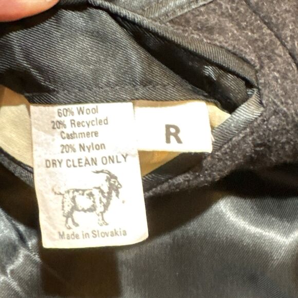 Il Telaio Mens Cashmere Wool Coat Sz 40R Charcoal Gray Luxury Business Old Money - Picture 15 of 16